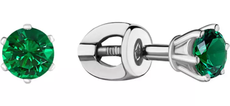 Серьги Aquamarine 42893P-S-a