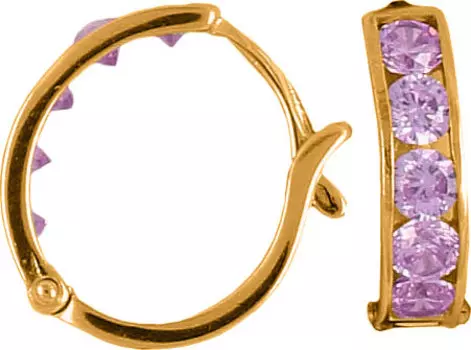 Серьги Aquamarine 43045D-S-g-a