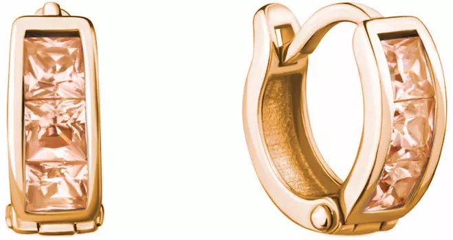 Серьги Aquamarine 43053E-S-g-a