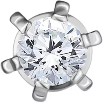 Серьги Aquamarine 43502-S-a