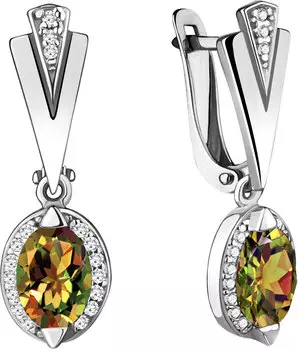 Серьги Aquamarine 4387919A-S-a