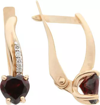 Серьги Aquamarine 4400803A-S-g-a