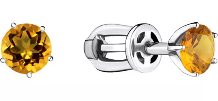 Серьги Aquamarine 4403606-S-a