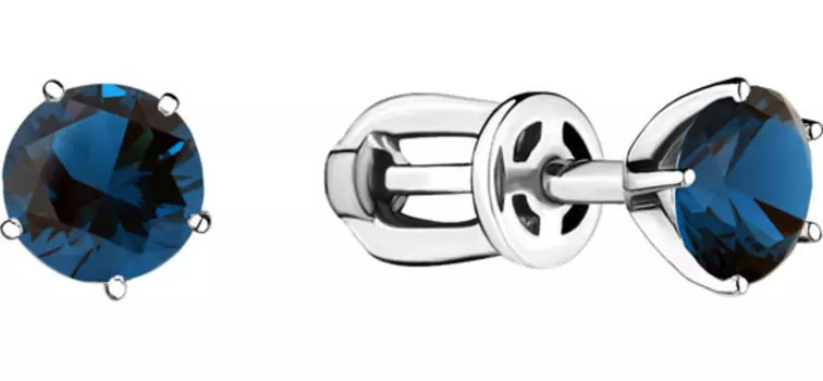 Серьги Aquamarine 4403708-S-a