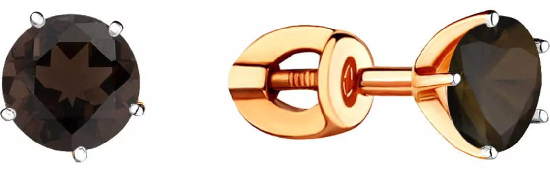 Серьги Aquamarine 4403801-S-g-a