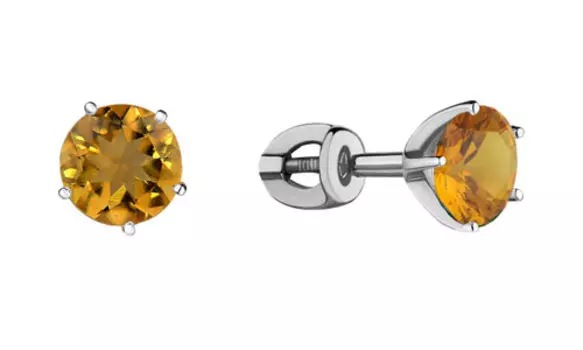 Серьги Aquamarine 4403906-S-a