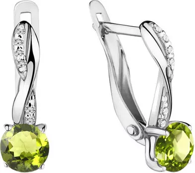 Серьги Aquamarine 4406107A-S-a