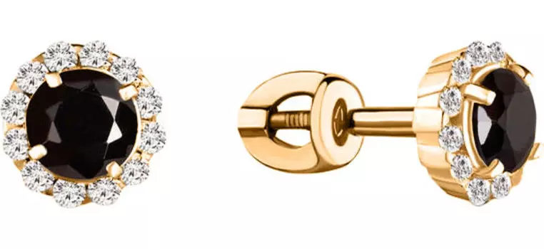 Серьги Aquamarine 44086CH-S-g-a