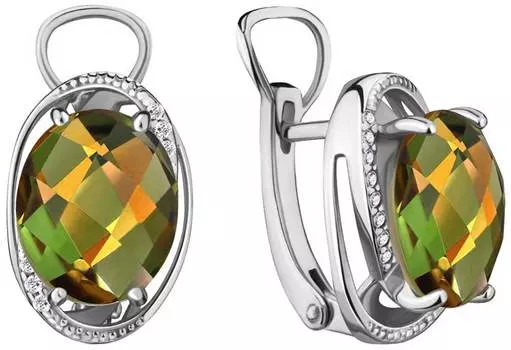 Серьги Aquamarine 4423219A-S-a