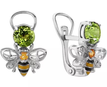 Серьги Aquamarine 4487938-S-a