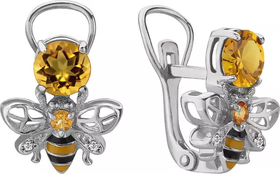 Серьги Aquamarine 4487986-S-a