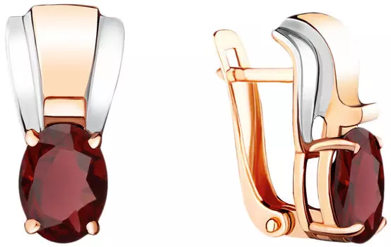 Серьги Aquamarine 4492903-S-g-a