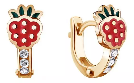 Серьги Aquamarine 45869A-S-g-a