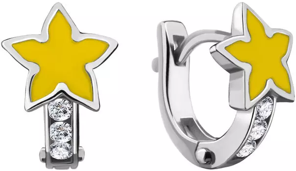 Серьги Aquamarine 45870A-S-a