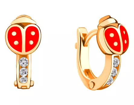 Серьги Aquamarine 45871A-S-g-a