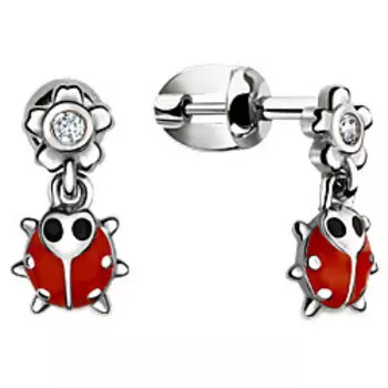 Серьги Aquamarine 46011A-S-a