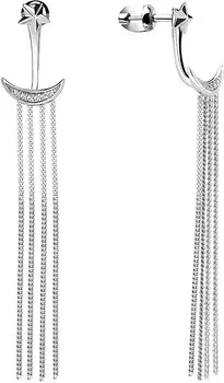 Серьги Aquamarine 46053A-S-a