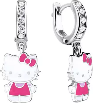 Серьги Aquamarine 46434A-S-a