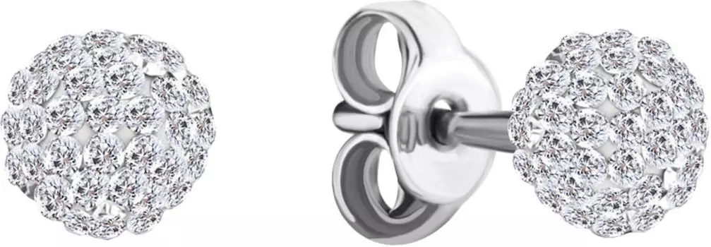 Серьги Aquamarine 46534-S-a