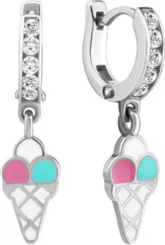 Серьги Aquamarine 46538A-S-a