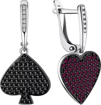 Серьги Aquamarine 46721VCH-S-a