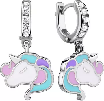 Серьги Aquamarine 46832A-S-a