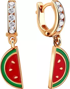 Серьги Aquamarine 46839A-S-g-a