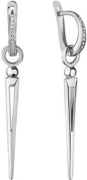 Серьги Aquamarine 48015A-S-a