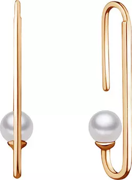 Серьги Aquamarine 48105-S-g-a