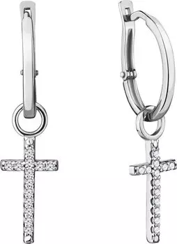 Серьги Aquamarine 48139A-S-a