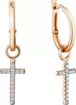 Серьги Aquamarine 48139A-S-g-a