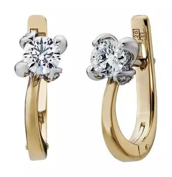 Серьги Арт-Модерн 020432-ZH/B