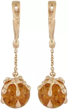 Серьги Балтийское золото 52160548-bz