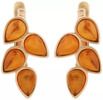 Серьги Балтийское золото 52160975-bz