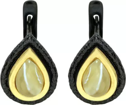 Серьги Балтийское золото 72111045-bz