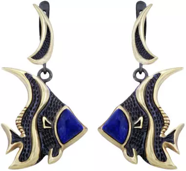 Серьги Балтийское золото 72231098-bz