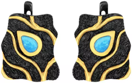 Серьги Балтийское золото 72751068-bz