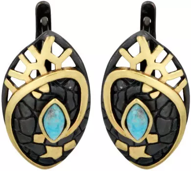 Серьги Балтийское золото 72751340-bz