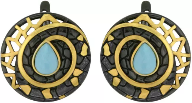 Серьги Балтийское золото 72751341-bz