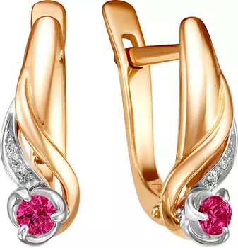 Серьги Diamond Union 5-3097-103-2K-Rub