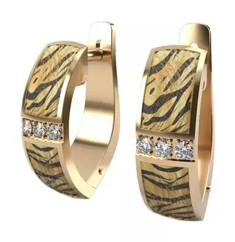 Серьги Graf Кольцов SF-S107/ZHS