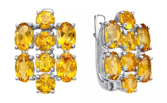 Серьги Империал S1029JU/Ag-607/12