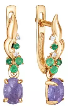 Серьги Империал S1402JU/Ag-617/80POZ