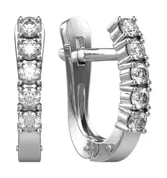 Серьги Империал S1435/Pt-420