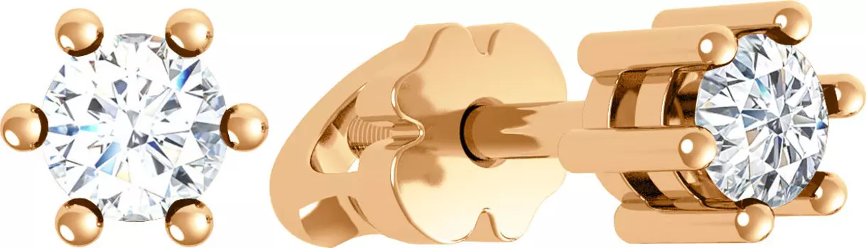 Серьги Эридан P6K008-BK