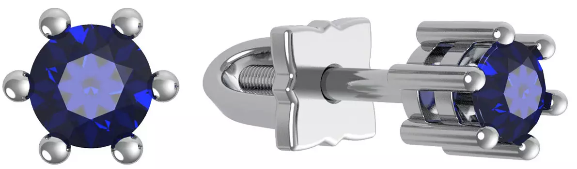 Серьги Эридан P6K-012-SB