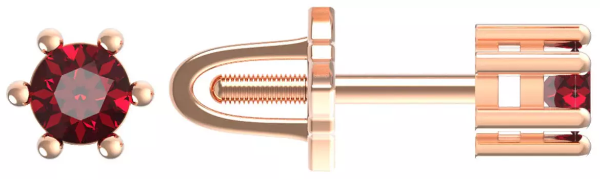 Серьги Эридан P6K-030-RK