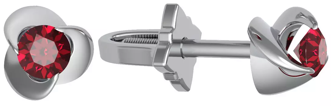 Серьги Эридан PSM-020-RB