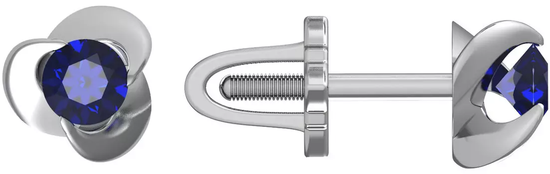 Серьги Эридан PSM-023-SB