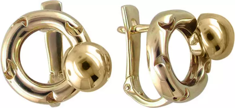 Серьги Эстет 01S0610590ZH